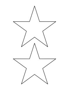 5 Inch Star Kids Coloring Pages Pdf, Free Vectors File